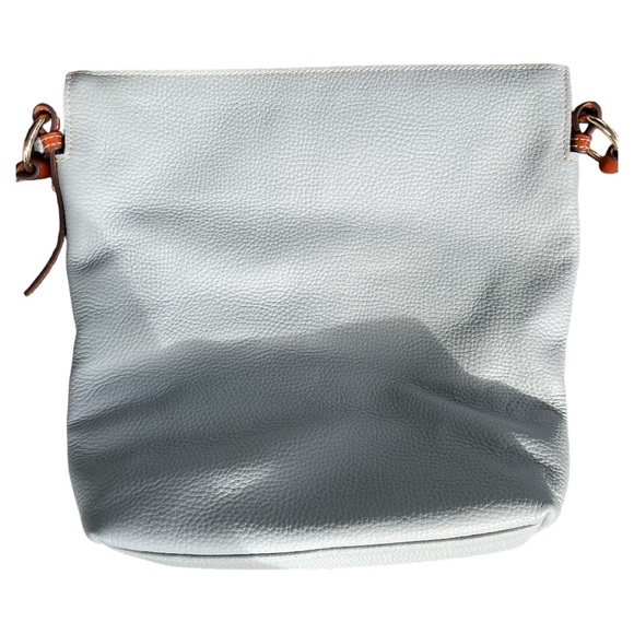 Dooney & Bourke Light Blue and Brown Shoulder Bag - Picture 6 of 11